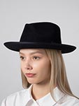 Шляпа STETSON арт. 2198212 FEDORA FURFELT (темно-синий)